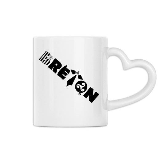 Mug en CĂ©ramique "Breton" â Anse CĆur & Design Authentique