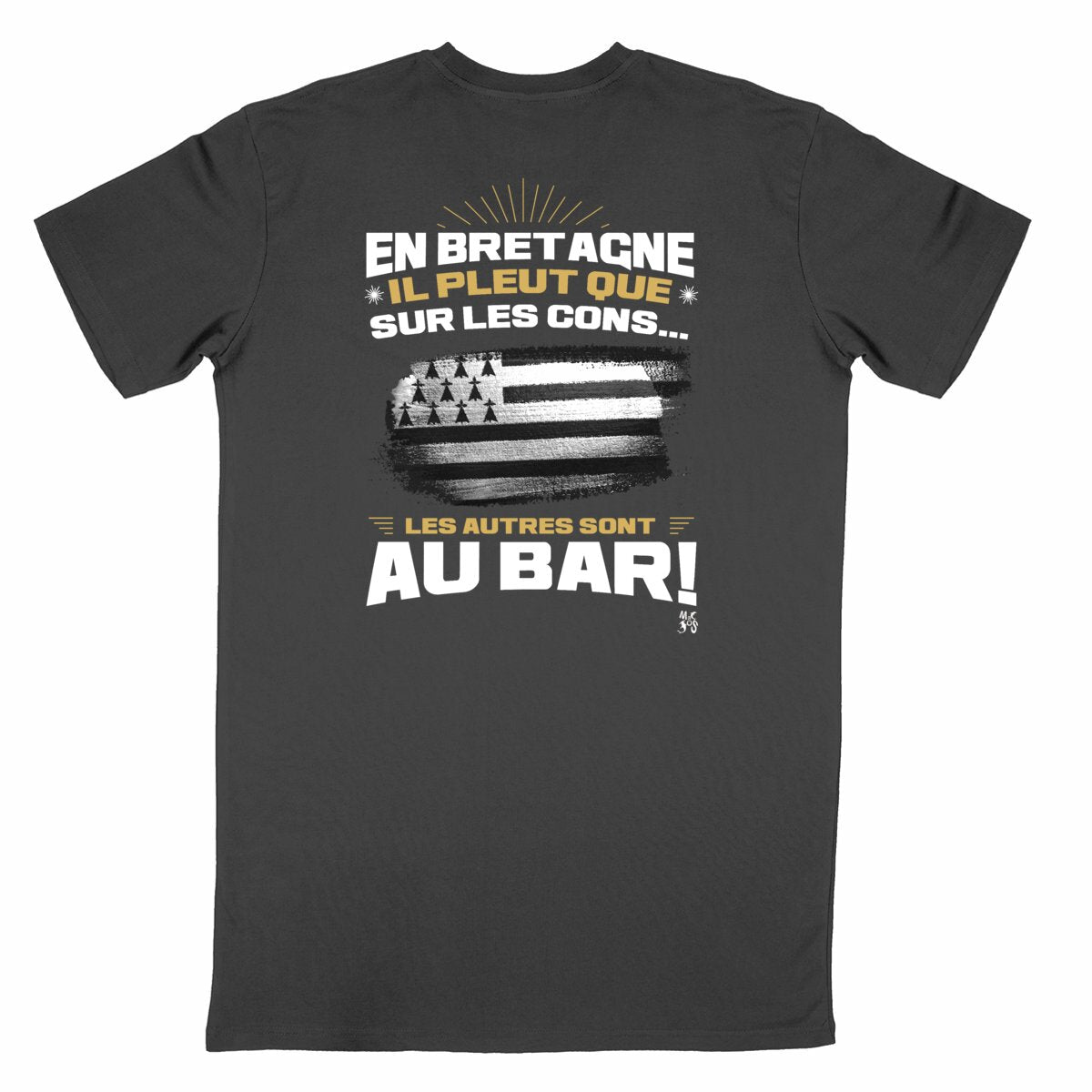 T-shirt Bretagne il pleut sur les cons