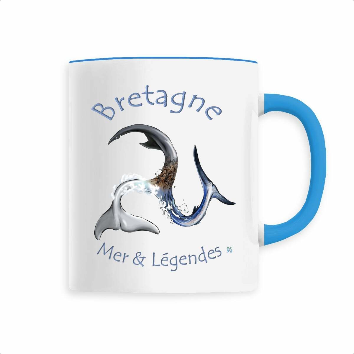 Mug céramique breton : Mer et légendes