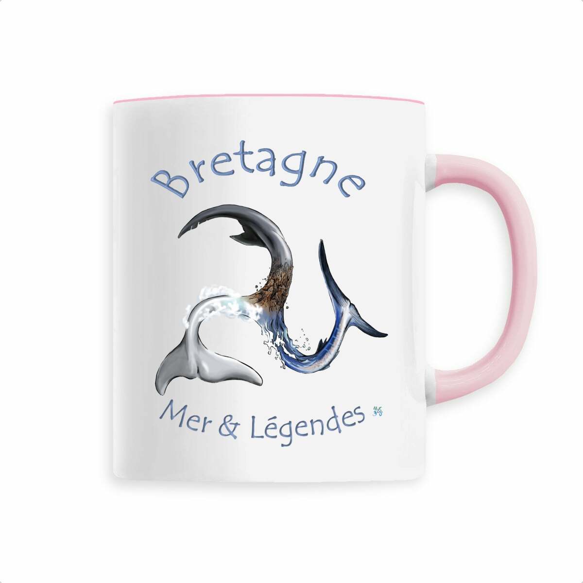 Mug céramique breton : Mer et légendes