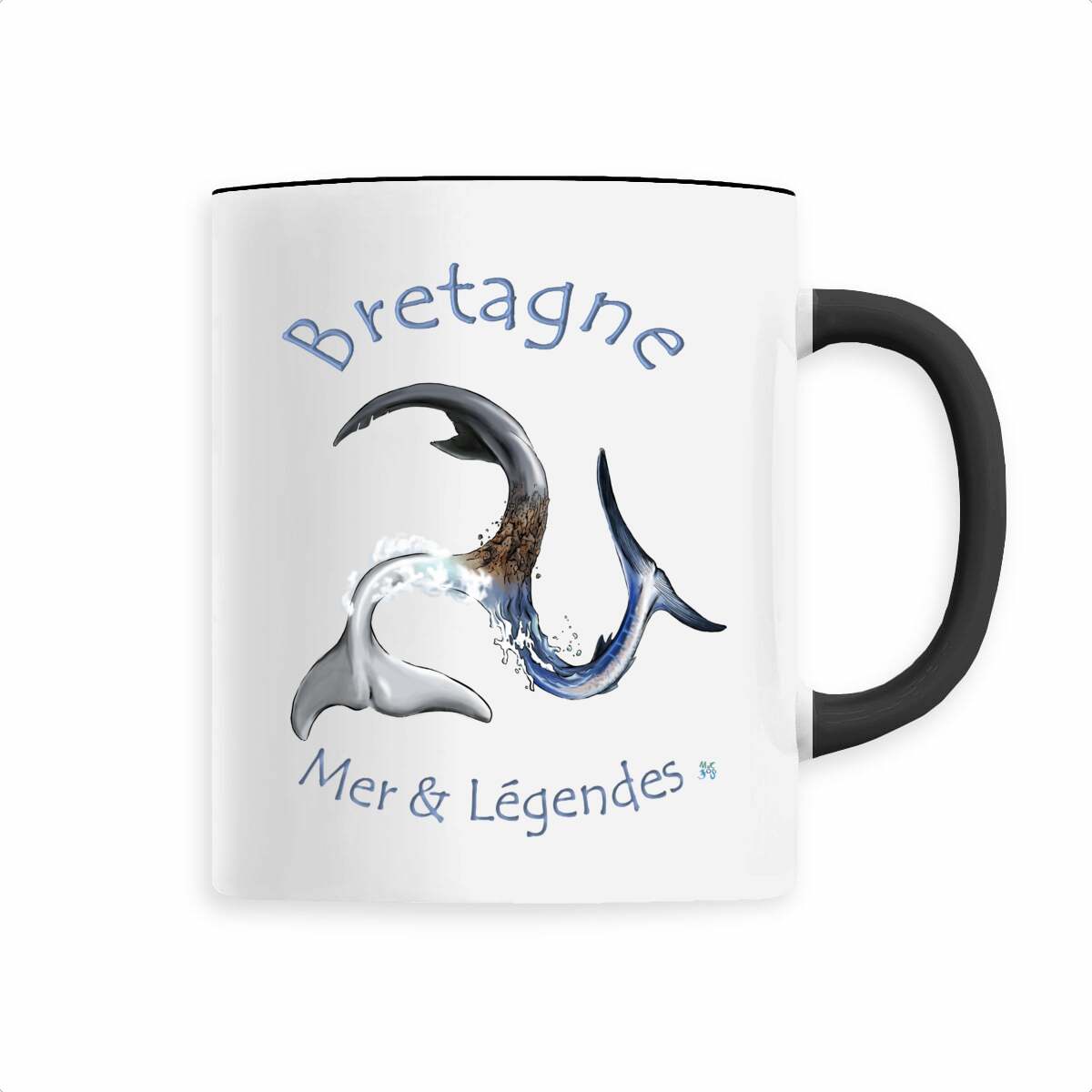 Mug céramique breton : Mer et légendes