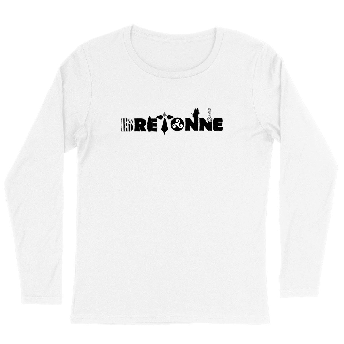 T-shirt manches longues 100% bio pour Bretonne